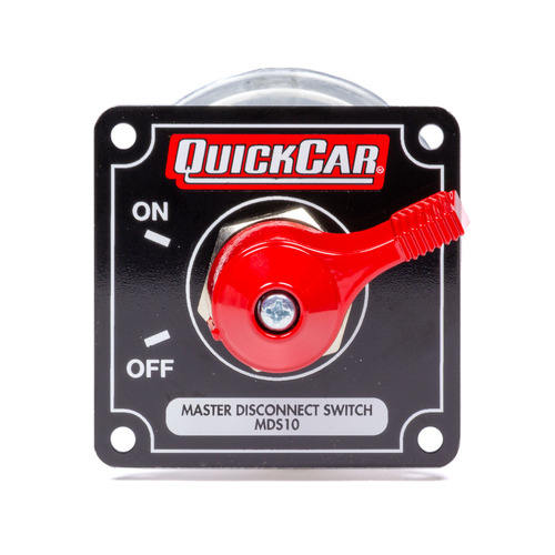 QuickCar - 55-010 |  Master Disconnect Switch - Solid Black Plate