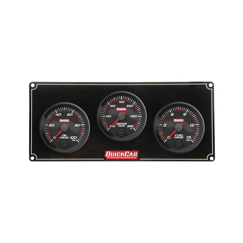 QuickCar69-3012 | REDLINE 3 GAUGE PANEL OP/WT/FP