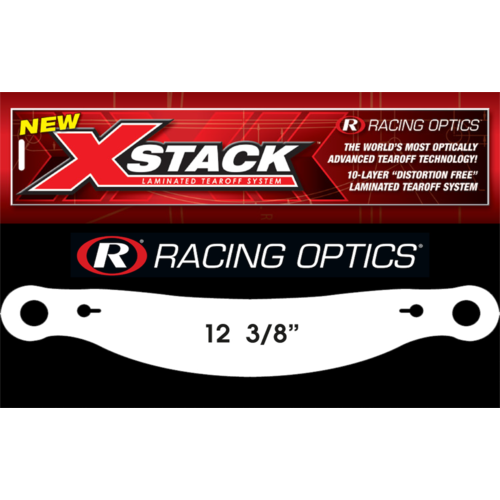 Racing Optics - 10205C | X-Stack Tearoffs - Clear - Fits Bell SA2005 and prior - G-Force - Pyrotect - Racequip - RCI - Zamp with 12-3/8" Posts - Banan