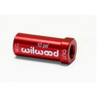 Wilwood - 260-13707 | Residual Pressure Valve 10lb. Inline Red